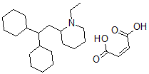 CAS#: 78662-35-8, But-2-Enedioic Acid; 2-(2,2-Dicyclohexylethyl)-1-Ethylpiperidine