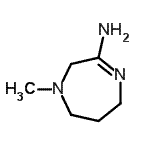 CAS#: 786620-48-2, 1-Methyl-2,5,6,7-tetrahydro-1H-1,4-diazepin-3-amine