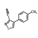 CAS#: 786710-60-9, 4-(4-Methylphenyl)-1,2-thiazole-3-carbonitrile