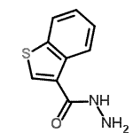CAS#: 78676-34-3, 1-Benzothiophene-3-carbohydrazide