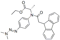 CAS#: 78696-42-1, Ethyl 2-[(4-Dimethylaminodiazenylphenyl)-[2-(9H-Fluoren-9-Yl)Acetyl]Amino]Propanoate