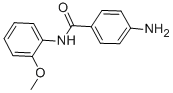 CAS 登录号：787-59-7， 4-氨基-N-(2-甲氧基-苯基)-苯甲酰胺
