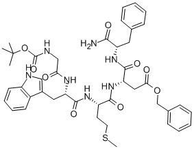 CAS#: 78700-57-9, N-Boc-Gly-Trp-Met-Asp(Benzyl)-Pheamide