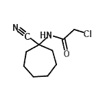 CAS#: 78735-01-0, 2-Chloro-N-(1-cyanocycloheptyl)acetamide