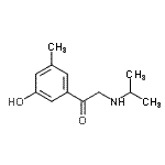 CAS#: 787485-76-1, 1-(3-Hydroxy-5-methylphenyl)-2-(isopropylamino)ethanone