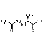 CAS 登录号：787488-94-2， (2S)-2-(2-乙酰基肼基)丙酸