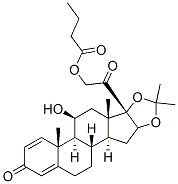 CAS#: 78806-60-7, (11beta,16alpha)-11-Hydroxy-16,17-[(1-Methylethylidene)Bis(Oxy)]-21-(1-Oxobutoxy)-Pregna-1,4-Diene-3,20-Dione