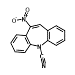 CAS#: 78880-63-4, 10-Nitro-5H-dibenzo[b,f]azepine-5-carbonitrile