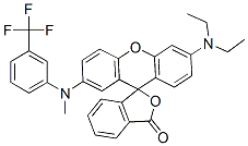 CAS#: 78923-50-9, 6'-(Diethylamino)-2'-[Methyl[3-(Trifluoromethyl)Phenyl]Amino]-Spiro[Isobenzofuran-1(3H),9'-[9H]Xanthen]-3-One