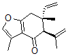 CAS 登录号:78964-39-3, (5R,6R)-6-乙烯基-3,6-二甲基-5-丙-1-烯-2-基-5,7-二氢-1-苯并呋喃-4-酮