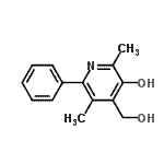 CAS 登录号：790164-00-0， 4-(羟基甲基)-2,5-二甲基-6-苯基-3-吡啶醇