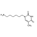 CAS 登录号：790167-37-2， 1-(6-氨基己基)-5-甲基-2,4(1H,3H)-嘧啶二酮
