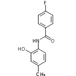 CAS#: 790243-12-8, 4-Fluoro-N-(2-hydroxy-4-methylphenyl)benzamide