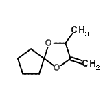 CAS#: 79033-03-7, 2-Methyl-3-methylene-1,4-dioxaspiro[4.4]nonane