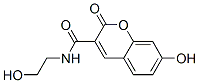 CAS 登录号:79050-06-9, 7-羟基-N-(2-羟基乙基)-2-氧代苯并吡喃-3-甲酰胺