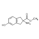 CAS#: 790614-25-4, Methyl 2-amino-5-hydroxy-2-indanecarboxylate