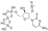 CAS#: 79065-89-7, 4-Amino-1-(2-Azido-2-Deoxy-5-O-(Hydroxy((Hydroxy(Phosphonooxy)Phosphinyl)Oxy)Phosphinyl)-beta-D-Arabinofuranosyl)-2(1H)-Pyrimidinone