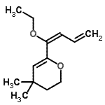 CAS#: 790661-94-8, 6-[(1E)-1-Ethoxy-1,3-butadien-1-yl]-4,4-dimethyl-3,4-dihydro-2H-pyran