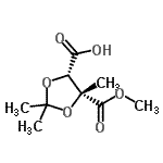 CAS#: 790662-12-3, (4S,5R)-5-(Methoxycarbonyl)-2,2,5-trimethyl-1,3-dioxolane-4-carboxylic acid