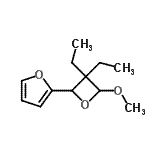 CAS#: 790665-13-3, 2-(3,3-Diethyl-4-methoxy-2-oxetanyl)furan