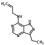 CAS#: 790666-52-3, N-Allyl-3-ethyl-1H-pyrazolo[4,3-d]pyrimidin-7-amine