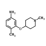 CAS#: 790667-72-0, 4-Methyl-3-[(1-methyl-4-piperidinyl)oxy]aniline
