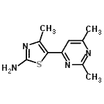 CAS#: 790706-79-5, 5-(2,6-Dimethyl-4-pyrimidinyl)-4-methyl-1,3-thiazol-2-amine