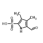CAS 登录号：791041-95-7， 5-甲酰基-3,4-二甲基-1H-吡咯-2-磺酸
