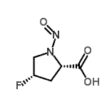 CAS 登录号：79108-50-2， (4S)-4-氟-1-亚硝基-L-脯氨酸