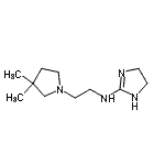 CAS#: 791524-13-5, N-[2-(3,3-Dimethyl-1-pyrrolidinyl)ethyl]-4,5-dihydro-1H-imidazol-2-amine