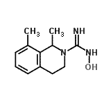 CAS#: 791526-04-0, N-Hydroxy-1,8-dimethyl-3,4-dihydro-2(1H)-isoquinolinecarboximidamide