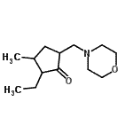 CAS#: 791526-71-1, 2-Ethyl-3-methyl-5-(4-morpholinylmethyl)cyclopentanone