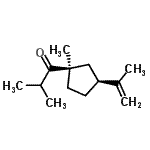 CAS#: 791620-50-3, 1-[(1R,3S)-3-Isopropenyl-1-methylcyclopentyl]-2-methyl-1-propanone