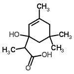 CAS#: 791728-96-6, 2-(1-Hydroxy-3,5,5-trimethyl-2-cyclohexen-1-yl)propanoic acid