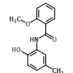 CAS 登录号：791841-14-0， N-(2-羟基-5-甲基苯基)-2-甲氧基苯甲酰胺