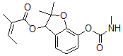 CAS#: 79189-81-4, [2,2-Dimethyl-7-(Methylcarbamoyloxy)-3H-1-Benzofuran-3-Yl] (Z)-2-Methylbut-2-Enoate