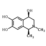 CAS#: 79201-23-3, (1S,4R)-1,2-Dimethyl-1,2,3,4-tetrahydro-4,6,7-isoquinolinetriol