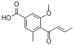 CAS#: 79214-49-6, 4-[(E)-But-2-Enoyl]-3-Methoxy-5-Methylbenzoic Acid