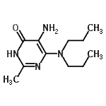 CAS#: 792142-15-5, 5-Amino-6-(dipropylamino)-2-methyl-4(1H)-pyrimidinone