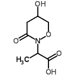 CAS 登录号：792180-85-9， 2-(5-羟基-3-氧代-1,2-恶嗪烷-2-基)丙酸