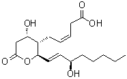 CAS#: 79250-60-5, (3Z)-5-{(2R,3S,4S)-4-Hydroxy-2-[(1E,3R)-3-hydroxy-1-octen-1-yl]-6-oxotetrahydro-2H-pyran-3-yl}-3-pentenoic acid