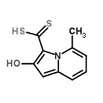 CAS#: 792857-19-3, 2-Hydroxy-5-methyl-3-indolizinecarbodithioic acid