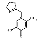 CAS#: 792881-73-3, 1-(4,5-Dihydro-1,3-thiazol-2-ylmethyl)-5-hydroxy-2-methyl-4(1H)-pyridinone