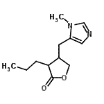 CAS#: 792934-17-9, 4-[(1-Methyl-1H-imidazol-5-yl)methyl]-3-propyldihydro-2(3H)-furanone