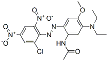 CAS#: 79295-99-1, N-[2-(2-Chloro-4,6-Dinitrophenyl)Diazenyl-5-Diethylamino-4-Methoxyphenyl]Acetamide