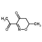 CAS#: 79311-01-6, 3-Acetyl-6-methyl-5,6-dihydro-4H-1,2-oxazin-4-one