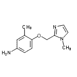 CAS#: 793646-28-3, 3-Methyl-4-[(1-methyl-1H-imidazol-2-yl)methoxy]aniline