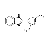 CAS#: 793654-31-6, 5-(1H-Benzimidazol-2-yl)-4-methyl-1,3-thiazol-2-amine