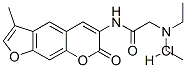 CAS#: 79418-49-8, 2-Diethylamino-N-(3-Methyl-7-Oxofuro[3,2-g]Chromen-6-Yl)Acetamide Hydrochloride