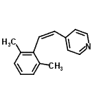 CAS#: 794472-23-4, 4-[(Z)-2-(2,6-Dimethylphenyl)vinyl]pyridine